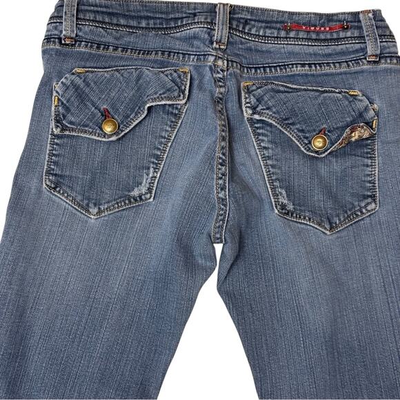 Vigoss Women's Blue Flare & Wide Leg Jeans Size 5 - Picture 7 of 9